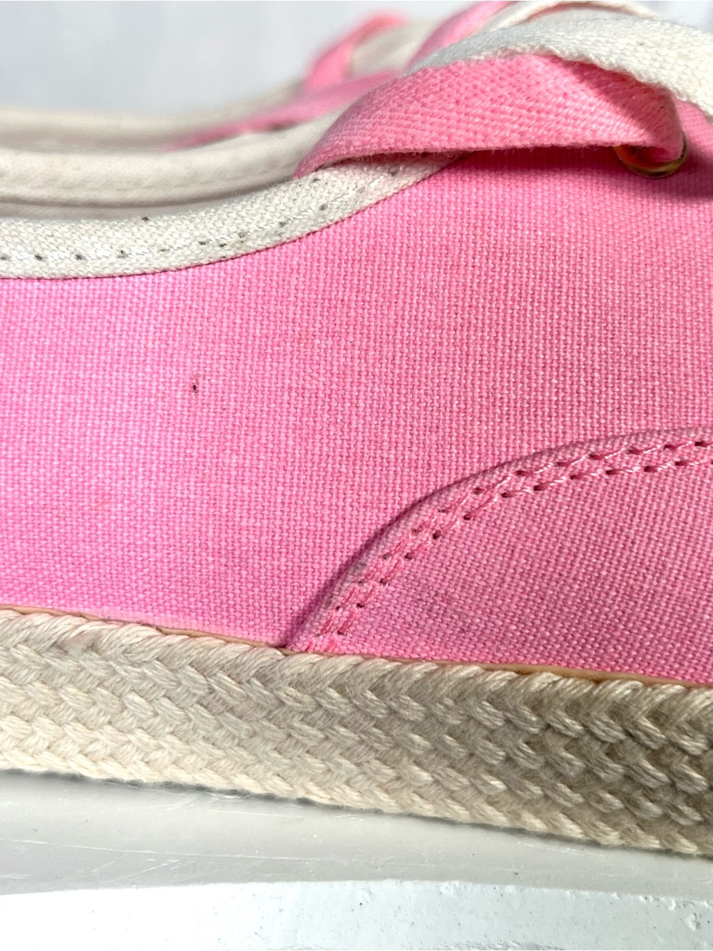 Kate Spade x Keds Hot Pink Canvas Lace-Up Sneakers - Picture 7 of 9